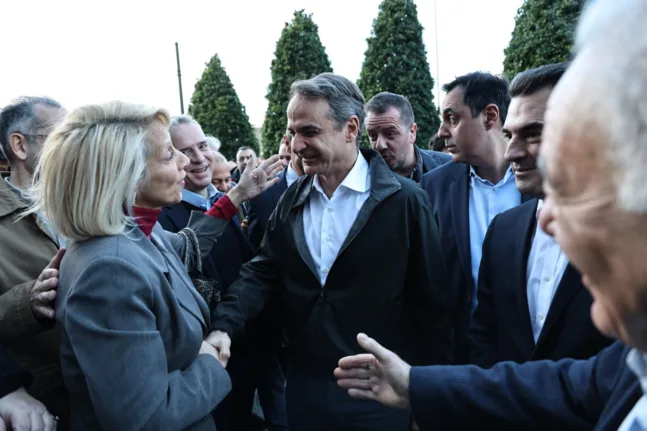 Κυριάκος Μητσοτάκης: Γιορτάζει τα 10 χρόνια στη ΝΔ και κόβει την πρωτοχρονιάτικη πίτα, ΦΩΤΟ