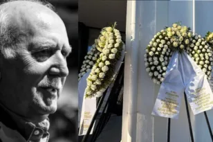 Γιώργος Παπαδάκης: Το τελευταίο αντίο στο Αποτεφρωτήριο Ριτσώνας ΦΩΤΟ