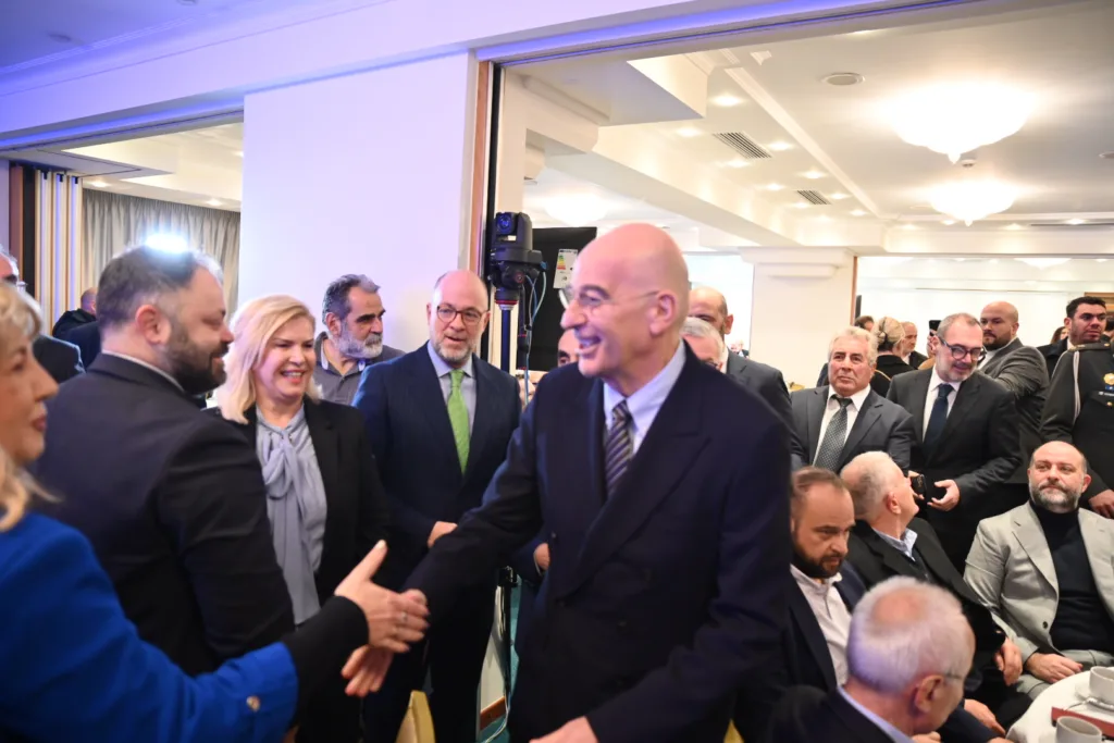 Νίκος Δένδιας στην πίτα του Επιμελητηρίου Αχαΐας: «Η Αχαΐα έχει όλα τα στοιχεία για ταχεία ανάπτυξη»