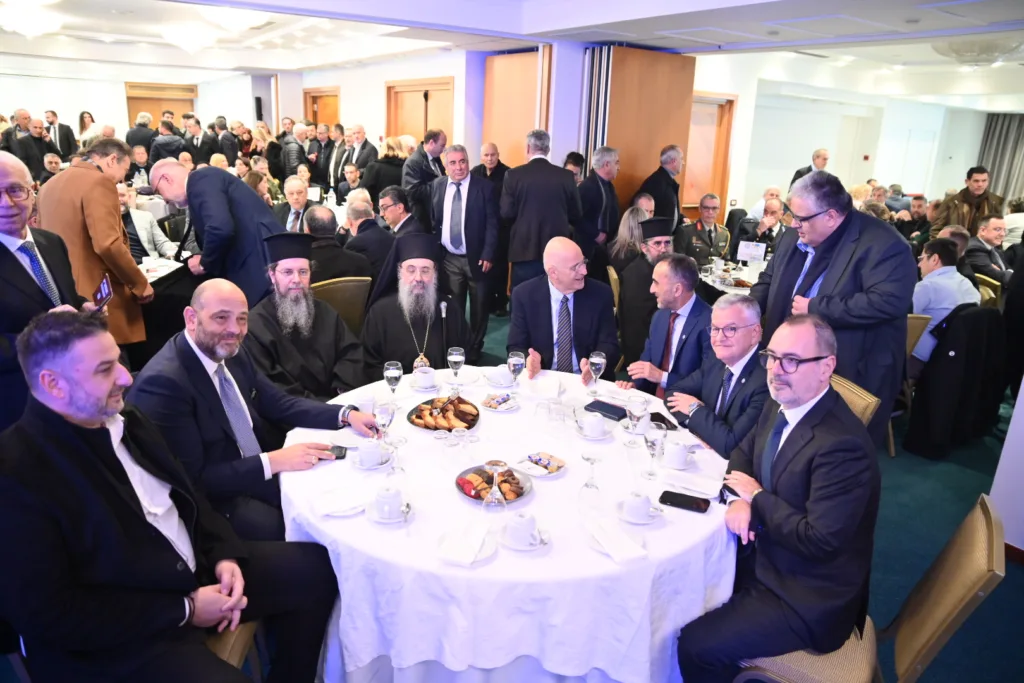 Νίκος Δένδιας στην πίτα του Επιμελητηρίου Αχαΐας: «Η Αχαΐα έχει όλα τα στοιχεία για ταχεία ανάπτυξη»