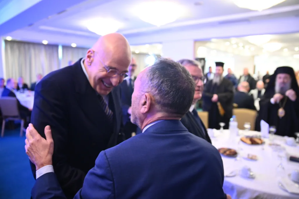 Νίκος Δένδιας στην πίτα του Επιμελητηρίου Αχαΐας: «Η Αχαΐα έχει όλα τα στοιχεία για ταχεία ανάπτυξη»