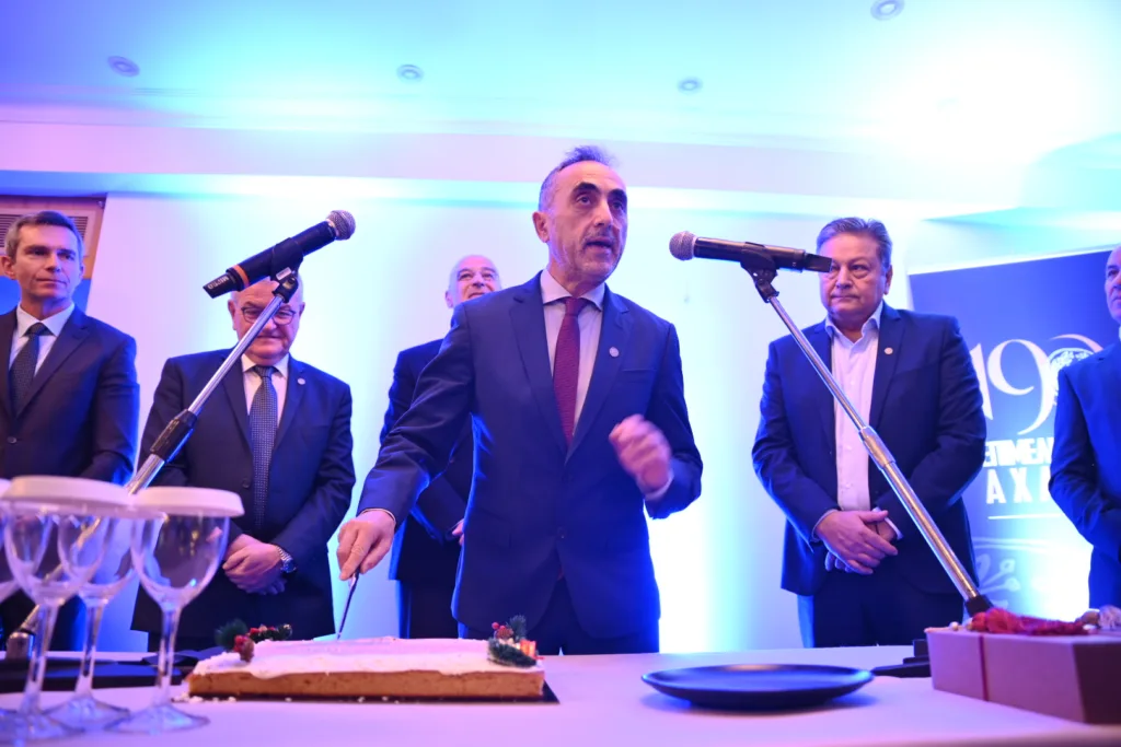 Νίκος Δένδιας στην πίτα του Επιμελητηρίου Αχαΐας: «Η Αχαΐα έχει όλα τα στοιχεία για ταχεία ανάπτυξη»