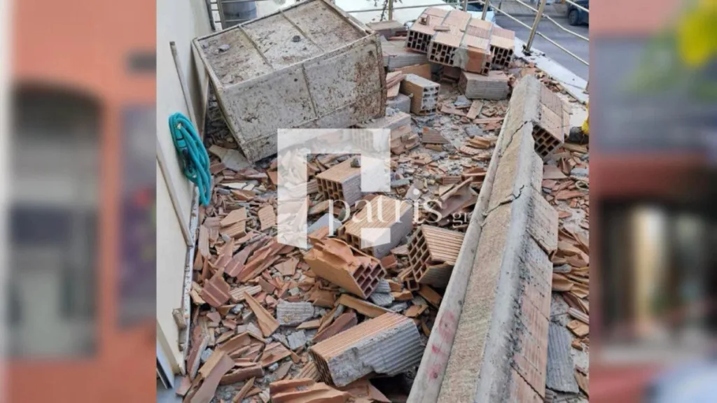 Αποπνικτική ατμόσφαιρα στο Ηράκλειο από αφρικανική σκόνη – Ζημιές και πτώσεις τοίχων από τους θυελλώδεις ανέμους