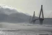 Κακοκαιρία: Έκτακτα μέτρα σε ισχύ στη Γέφυρα Ρίου-Αντιρρίου «Χ. Τρικούπης»