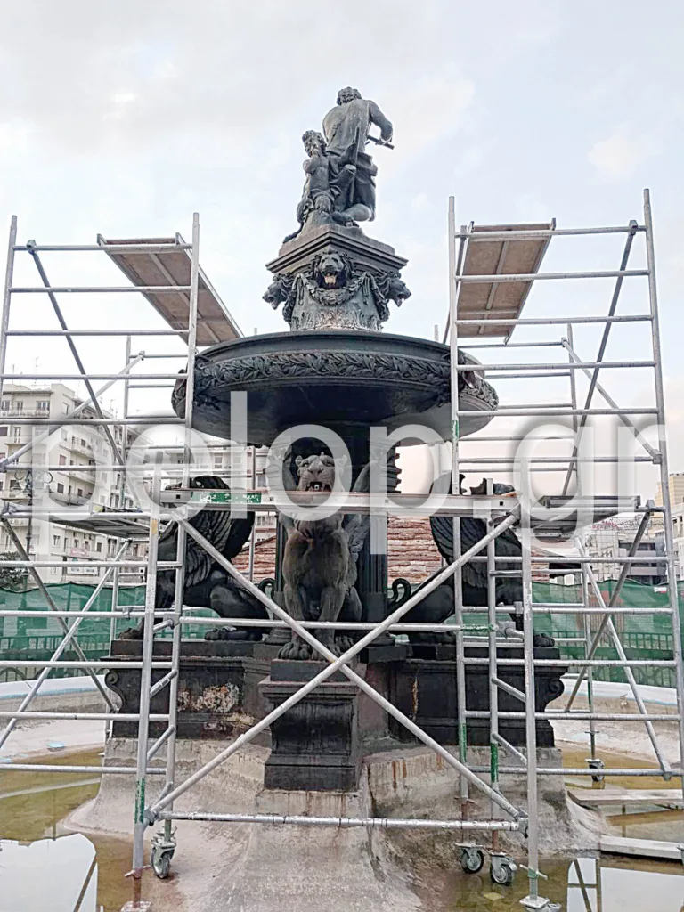 Πάτρα: Στα έγκατα των σιντριβανιών της πλατείας Γεωργίου - Ο φακός της «Π» εισήλθε στο υπόγειο του μνημείου