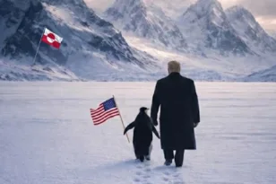 Τραμπ και Γροιλανδία: Ανάρτηση με… πιγκουίνο προκαλεί σάλο στα social media