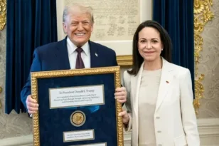 Κάτοχος Νόμπελ Ειρήνης ο Τραμπ, η «ένδειξη σεβασμού» από Ματσάδο