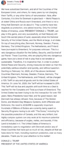 Αυτοί είναι οι εξτρα δασμοί 10%+15% του Τραμπ στις 8 χώρες που έστειλαν στρατιωτικούς στη Γροιλανδία