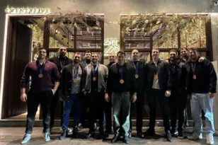 Η Εθνική μας γιόρτασε το χάλκινο στο Βελιγράδι στο εστιατόριο του Πίτερς, ΦΩΤΟ