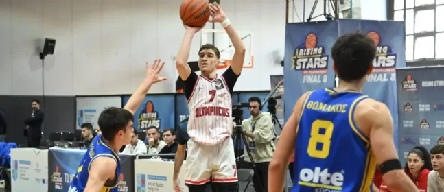 Final-8 Rising Stars στην Πάτρα: Ολυμπιακός-Περιστέρι 85-81