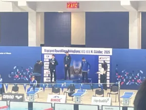 «Βροχή» μεταλλίων για τους κολυμβητές της ΝΕΠ στο ΟΑΚΑ - Φωτογραφίες