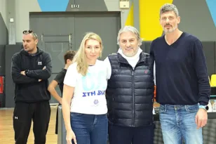 Παγκόσμια Ημέρα Φιλάθλου με Φανή Χαλκιά στα Κρύα Ιτεών – Φωτογραφίες