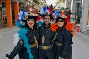 Άννα Μαρία Ρογδάκη και Αλέξ Σταυρίδης στο Πατρινό Καρναβάλι 2026