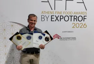 Συγχαρητήρια του Επιμελητηρίου Αχαΐας στην AMMOUSA για τη μεγάλη διεθνή διάκριση στα Athens Fine Food Awards 2026