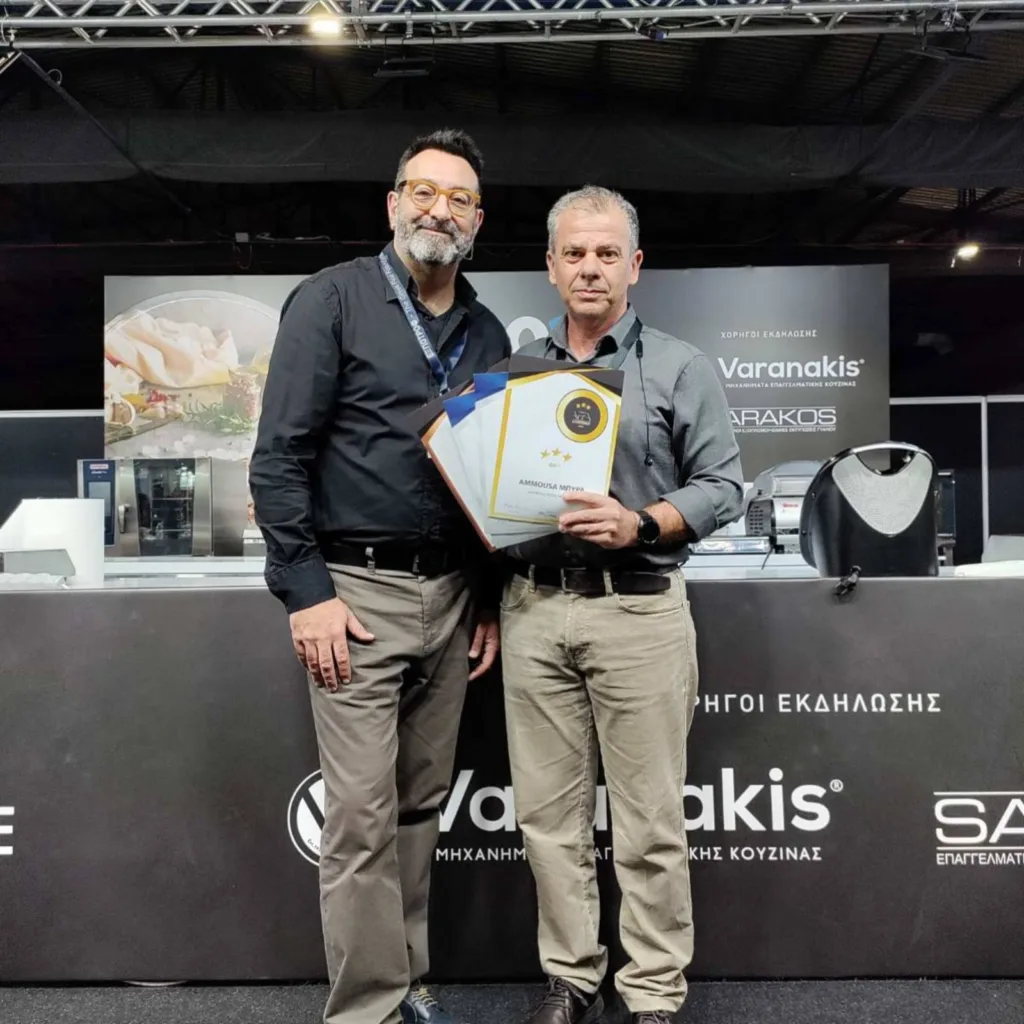 Συγχαρητήρια του Επιμελητηρίου Αχαΐας στην AMMOUSA για τη μεγάλη διεθνή διάκριση στα Athens Fine Food Awards 2026