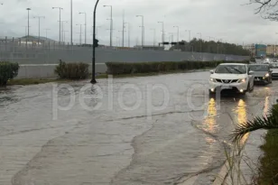 Πάτρα: Λίμνη ξανά η Ακτή Δυμαίων – Προβλήματα στην κυκλοφορία ΒΙΝΤΕΟ