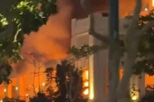 Ιρανική πυραυλική επίθεση και φωτιά σε πολυτελές ξενοδοχείο του Ντουμπάι, ΒΙΝΤΕΟ