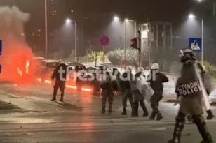 Σοβαρά επεισόδια στο Αριστοτέλειο: Πάνω από 200 προσαγωγές