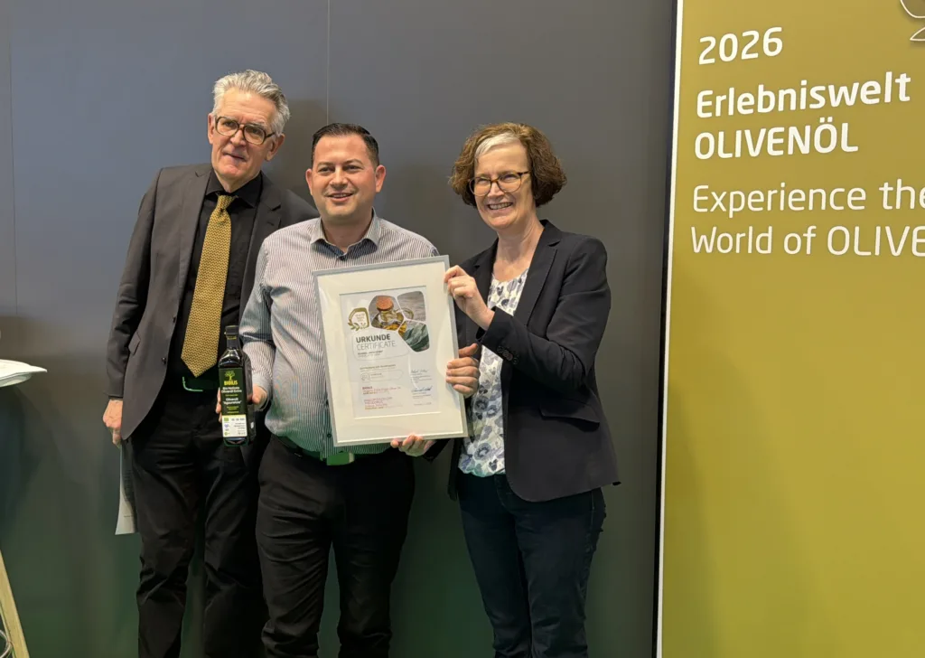 Παγκόσμια σφραγίδα στο βιολογικό ελαιόλαδο της «Bioilis»!