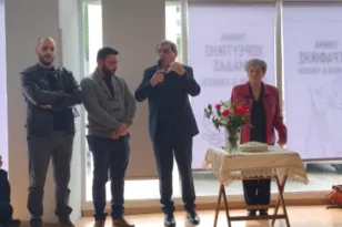 Πάτρα: Μέλη της δημοτικής αρχής σε εκδηλώσεις κοπής Πρωτοχρονιάτικων πιτών