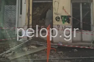Πάτρα: Παραμένουν τα μπάζα μετά την κατάρρευση στην Ιωνίας και Σμύρνης – Ερωτήματα για τα επικίνδυνα κτίρια ΦΩΤΟ