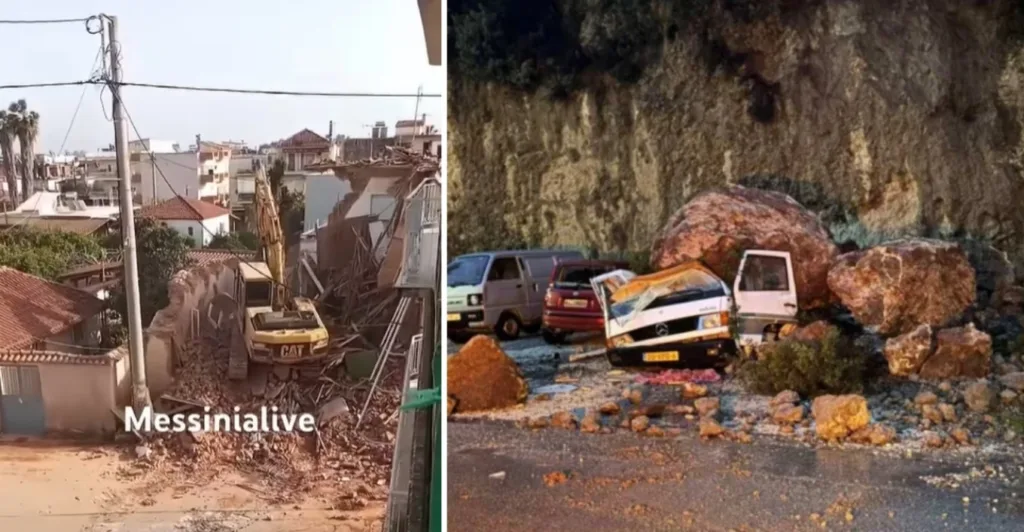 Ηπειρος: Κατολισθήσεις, πλημμύρες και σοβαρές καταστροφές με το πέρασμα της κακοκαιρίας