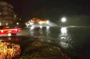 Κακοκαιρία: Πλημμυρικά φαινόμενα και προβλήματα σε Κέρκυρα και Κεφαλονιά ΦΩΤΟ