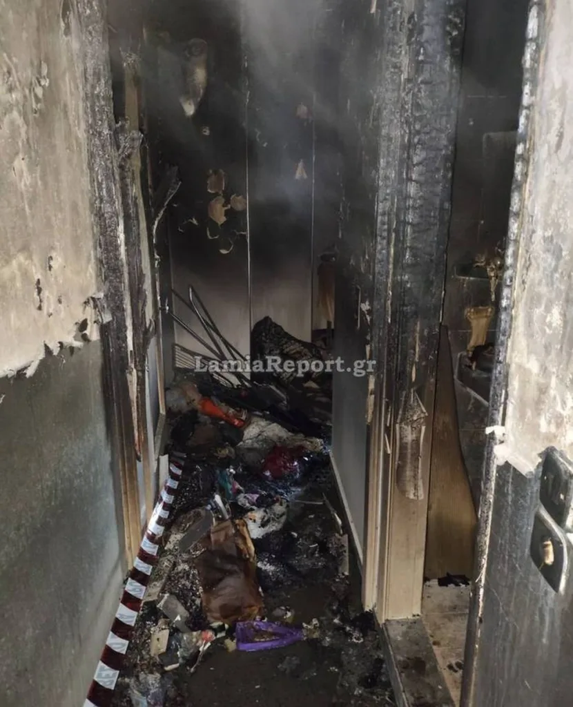 Τραγωδία στη Λαμία: 68χρονη απανθρακώθηκε σε πυρκαγιά διαμερίσματος στο κέντρο της πόλης