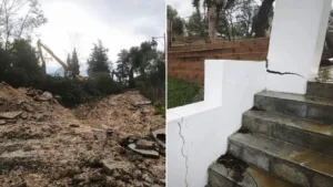 Πρέβεζα: Στο έλεος της κακοκαιρίας με κατολισθήσεις και πλημμύρες, στον «αέρα» ολόκληρο κατάστημα λόγω διάβρωσης του εδάφους