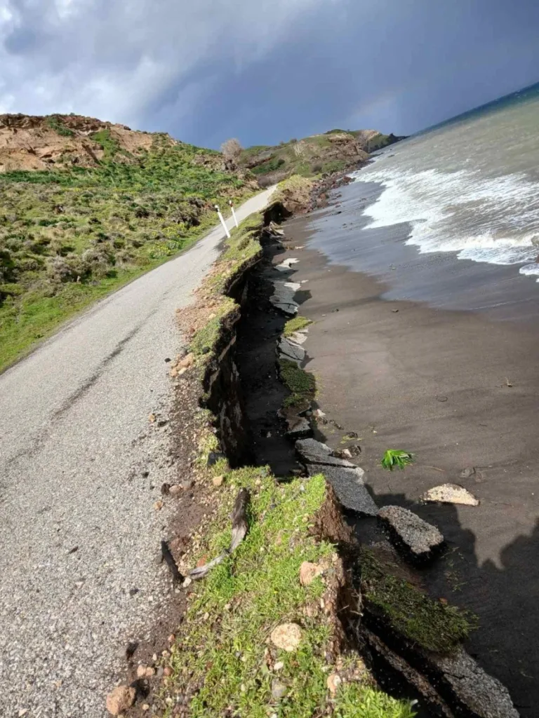 Νίσυρος σε κατάσταση έκτακτης ανάγκης μετά την κακοκαιρία – Εκτεταμένες ζημιές σε υποδομές