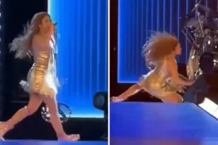 Το ατύχημα της Σακίρα επί σκηνής ΒΙΝΤΕΟ