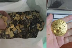 Viral βίντεο από την Κίνα δείχνει πως άνδρας έβγαλε χρυσό από παλιές SIM