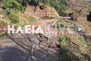 Zαχάρω Ηλείας: άνοιξε η γη από την ισχυρή βροχόπτωση ΦΩΤΟΓΡΑΦΙΕΣ