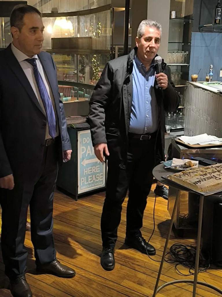 Συγκέντρωση με μηνύματα για τον κλάδο: Η κοπή πίτας των μεταλλοβιοτεχνών Αχαΐας στην Πάτρα ΦΩΤΟ