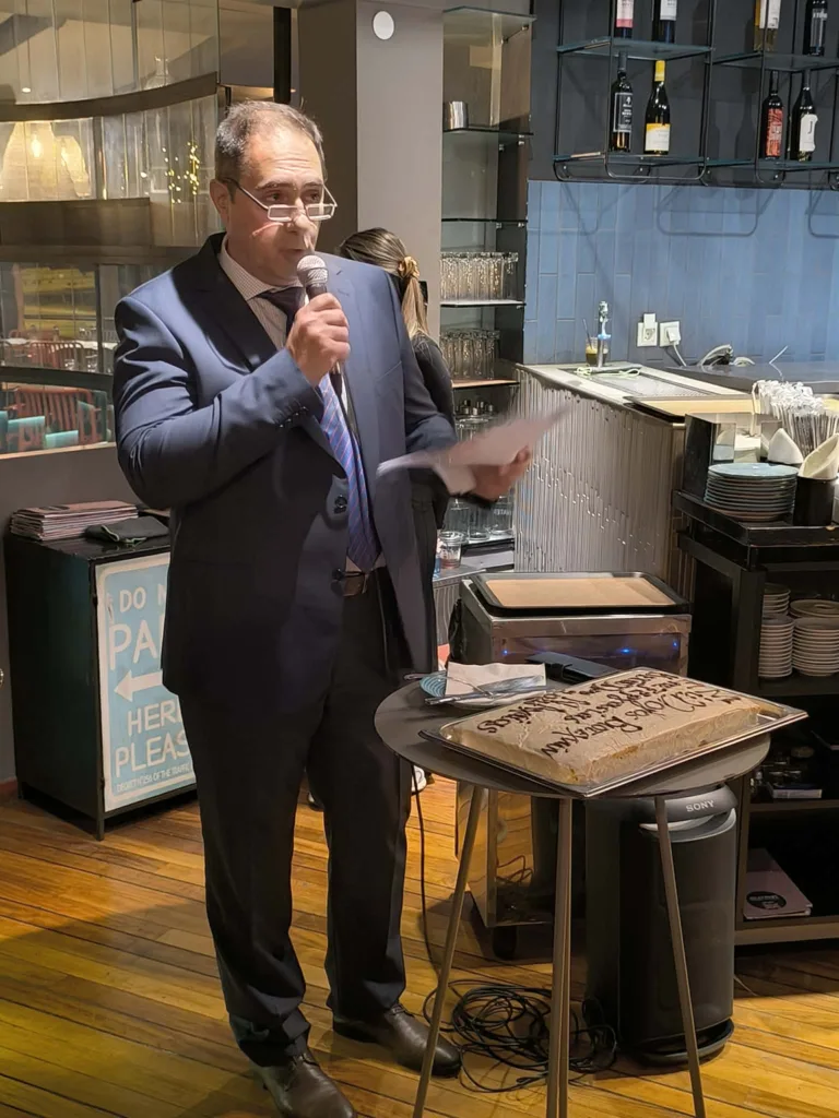 Συγκέντρωση με μηνύματα για τον κλάδο: Η κοπή πίτας των μεταλλοβιοτεχνών Αχαΐας στην Πάτρα ΦΩΤΟ