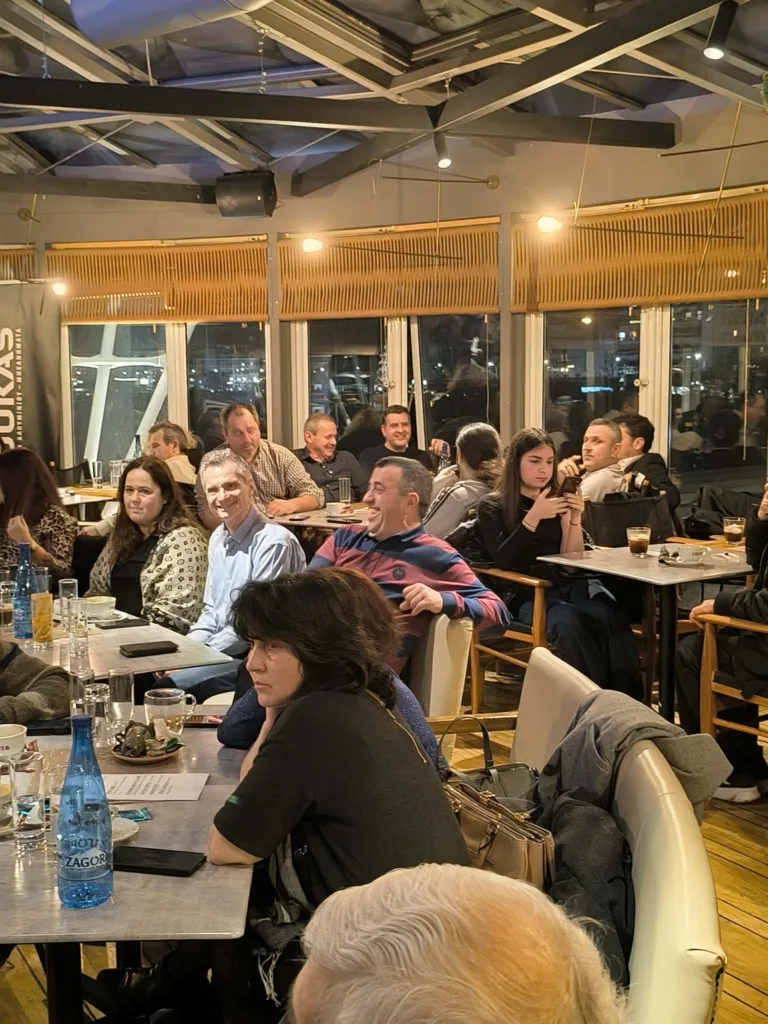 Συγκέντρωση με μηνύματα για τον κλάδο: Η κοπή πίτας των μεταλλοβιοτεχνών Αχαΐας στην Πάτρα ΦΩΤΟ