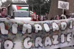 Βερόνα: Διαδηλώσεις κατά των Χειμερινών Ολυμπιακών Αγώνων λίγο πριν την τελετή λήξης