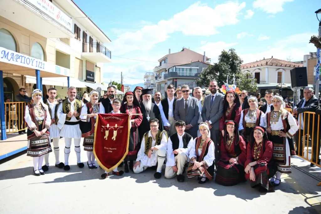 Ο εορτασμός της 25ης Μαρτίου στην Κάτω Αχαΐα - Τα μηνύματα Φαρμάκη και Αλεξόπουλου