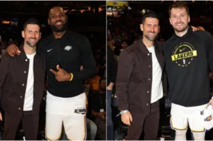 Λος Άντζελες: Ντόντσιτς και ΛεΜπρόν υποδέχθηκαν στους Λέικερς τον Τζόκοβιτς