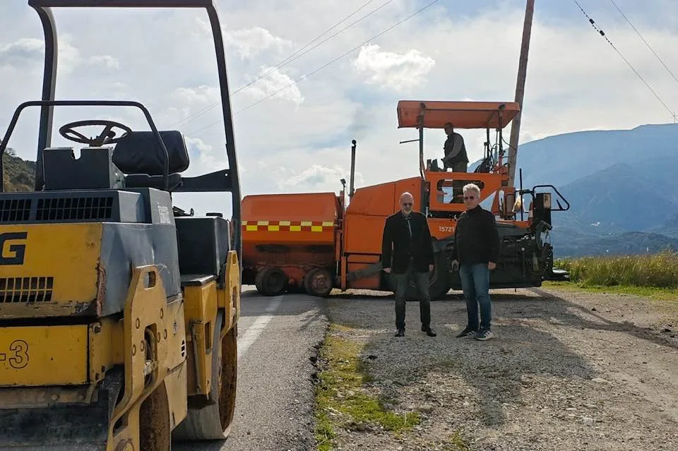 Πάτρα: Παρεμβάσεις οδοποιίας στον δρόμο προς Πιτίτσα - Αυτοψία από τον Χ. Μπονάνο ΦΩΤΟ