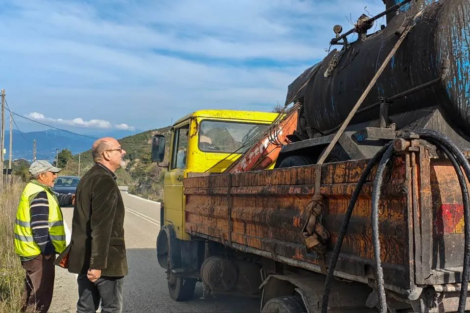 Πάτρα: Παρεμβάσεις οδοποιίας στον δρόμο προς Πιτίτσα - Αυτοψία από τον Χ. Μπονάνο ΦΩΤΟ