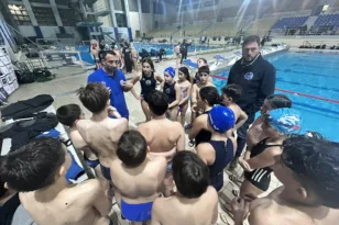 Μια νίκη και μια ήττα για τη μικτή ομάδα πόλο Προ Μίνι της ΝΕΠ