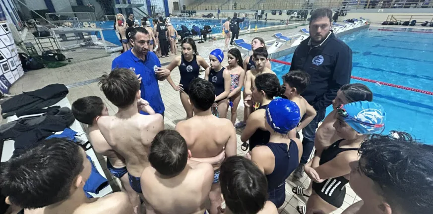 Μια νίκη και μια ήττα για τη μικτή ομάδα πόλο Προ Μίνι της ΝΕΠ