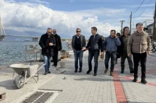 Πάτρα: Στο 80% η αποκατάσταση της παράκτιας ζώνης Ρίου – Αγίου Βασιλείου