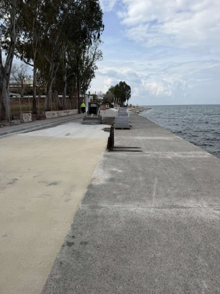 Πάτρα: Στο 80% η αποκατάσταση της παράκτιας ζώνης Ρίου – Αγίου Βασιλείου