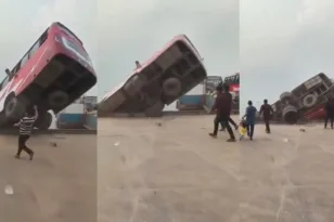 Τραγωδία στο Μπαγκλαντές: Λεωφορείο βυθίστηκε σε ποταμό και άφησε πίσω του δεκάδες θύματα