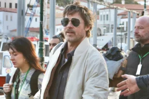 Μπραντ Πιτ και Ινές ντε Ραμόν στο Λαύριο για τα γυρίσματα του «The Riders»