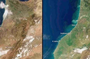 Εντυπωσιακή αλλαγή στο Μαρόκο: Από την ξηρασία στο «πράσινο» τοπίο που φαίνεται από το διάστημα