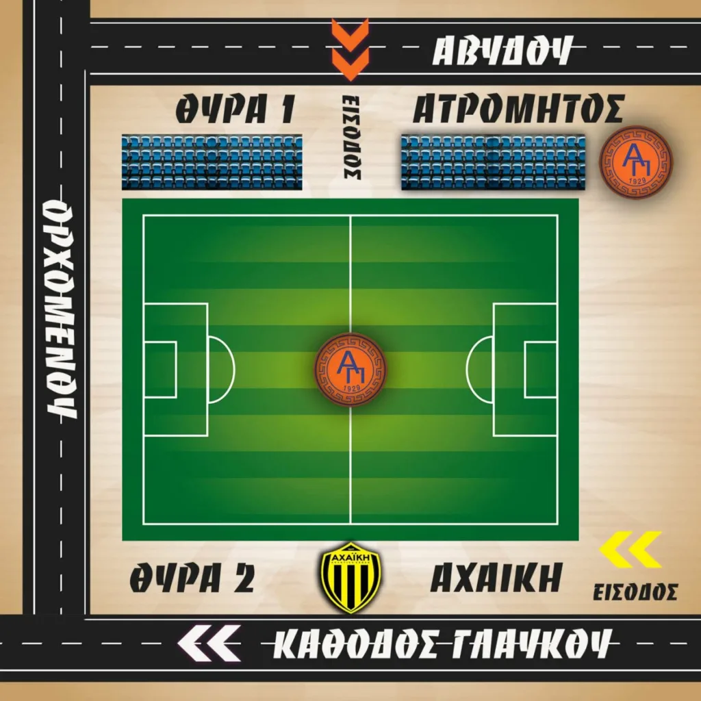 Με ... νέες κερκίδες το ντέρμπι Ατρόμητος - Αχαϊκή