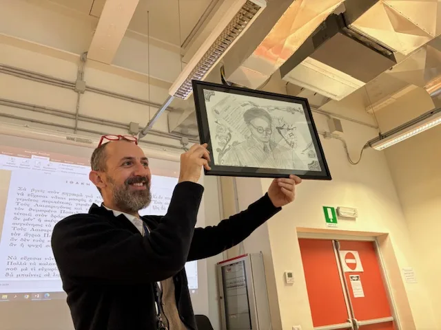 Μαθητές του 3ου ΓΕΛ Πύργου στο Πανεπιστήμιο La Sapienza της Ρώμης – Παρουσίασαν εργασίες για τον Καβάφη ΦΩΤΟ